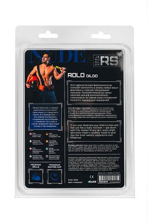 Реалистичный фаллоимитатор RealStick Nude Rolo, PVC, телесный, 17 см