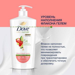 NEW ! Dove крем-гель для душа ДЛЯ ВСЕЙ СЕМЬИ КЛУБНИКА-ЛАЙМ бессульфатный на основе ухаживающей формулы 610 мл