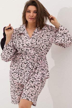 Блуза BegiModa 4096 Розовое сердце