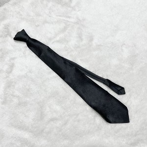 Жаккардовый галстук для парней, цвет чёрный