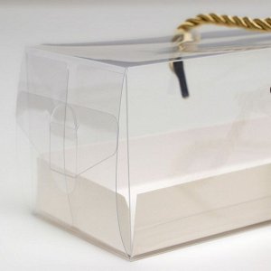 Коробка под рулет, белая 29.5?7.8?7.8