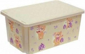 Ящик для хранения игрушек X-Box Bears 57 л.