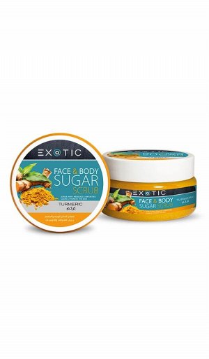 EXOTIC Сахарный скраб для лица и тела Exotic 300 ml (A Turmeric)