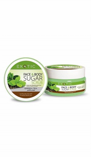 EXOTIC Сахарный скраб для лица и тела Exotic 300 ml (K Green Tea)