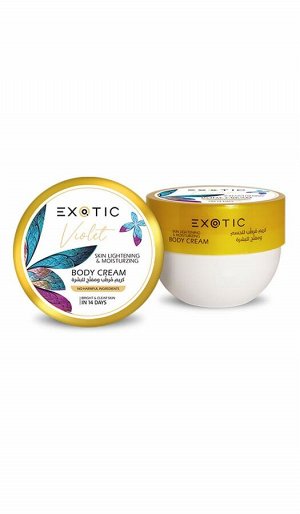 EXOTIC Увлажняющий и осветляющий крем для тела Exotic 250 ml (H Violet)