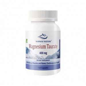 Магний NORWAY NATURE Magnesium Taurate 100мг - 120 капс.