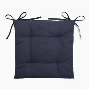 Подушка на стул Этель Freedom violet 42х42см, 56%лён, 44%хл 405 г/м2