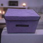 Кофр тканевый HX-02, фиолетовый