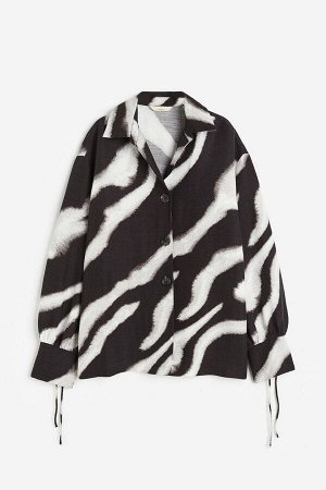 H&M, Рубашка из льняного полотна, стильная вещь, большая скидка