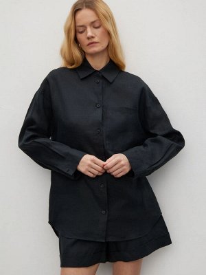 Рубашка однотонная, B2978/lenan
