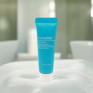 Пенка для умывания VVBETTER 5.5 MINI премиальная мягкая очищающая, pH 5,5 с комплексом экстрактов ростков травянистых растений и Центеллы Азиатской, для всех типов кожи. Корея, 10 мл.