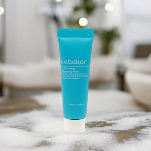 Пенка для умывания VVBETTER 5.5 MINI премиальная мягкая очищающая, pH 5,5 с комплексом экстрактов ростков травянистых растений и Центеллы Азиатской, для всех типов кожи. Корея, 10 мл.