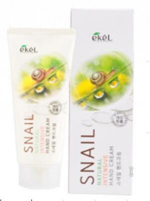 Ekel Ekel Natural Intensive Hand Cream Snail - Крем для рук с экстрактом муцина улитки 100мл