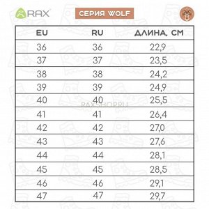 Кроссовки Серия: Wolf
Сезон: Лето, Осень/Весна

Спортивные ботинки от RAX для туризма, активного отдыха и повседневного использования.
Подошва 3D EVA  - амортизирует 90% удара и снижает вес на 30%, де