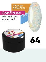 Гель BIO STRETCH GEL Confiture №64 жёсткий для наращивания низкая вязкость 13г