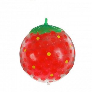 Мялка с гидрогелем "Яблоко", цвет красный
