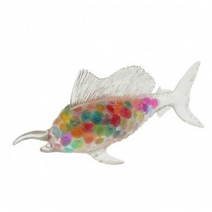 Мялка с гидрогелем "Рыба меч", цвета МИКС