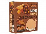 Печенье Мини Конус со вкусом шоколада GuandongLefen, 120г, 1/20