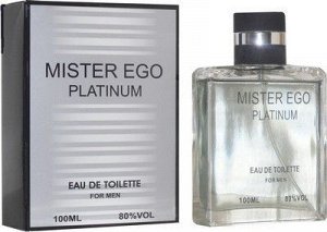 Туалетная вода муж. Mister Ego Platinum 100ml