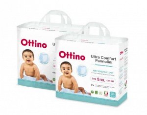 Подгузники-трусики Ottino размер XL (12+кг), 72 шт