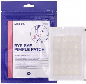 MIZON Противовоспалительные локальные патчи Bye Bye Pimple Patch(24 шт)