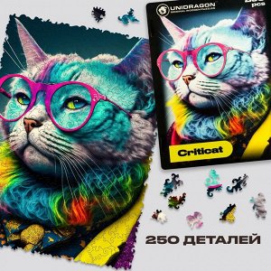 Деревянные пазлы UNIDRAGON Pop-Art GlowUp Критикэт 250 pcs