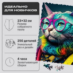 Деревянные пазлы UNIDRAGON Pop-Art GlowUp Критикэт 250 pcs