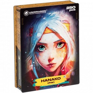 Деревянные пазлы UNIDRAGON Pop-Art Ханако Тян 250 деталей