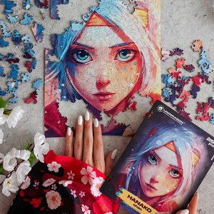 Деревянные пазлы UNIDRAGON Pop-Art Ханако Тян 250 деталей