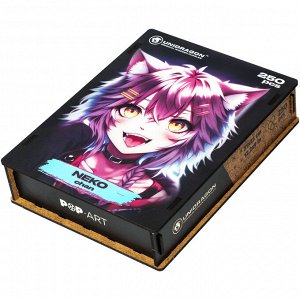 Деревянные пазлы UNIDRAGON Pop-Art Неко Тян 250 деталей