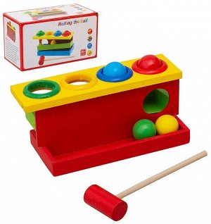 Деревянная игрушка стучалка, 3+
