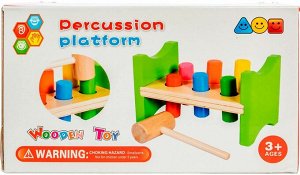 Деревянная игрушка стучалка, 3+