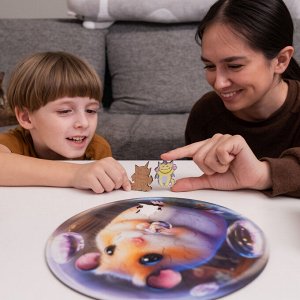 Деревянные пазлы UNIDRAGON Bubblezz Хомячок 30 деталей
