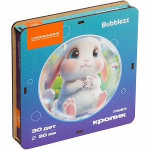 Деревянные пазлы UNIDRAGON Bubblezz Кролик 30 деталей