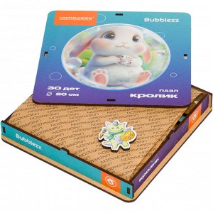 Деревянные пазлы UNIDRAGON Bubblezz Кролик 30 деталей