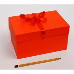 Коробка складная 20 х 13 х 11 см красный