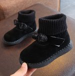 Ботинки  весенние, черный