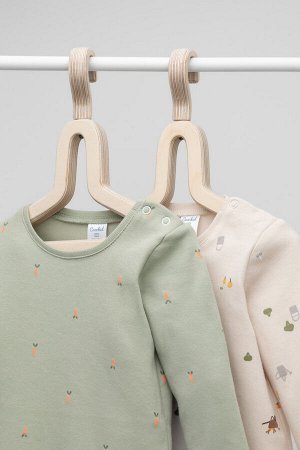 Полукомбинезон(Весна-Лето)+baby (мини морковки, огород)