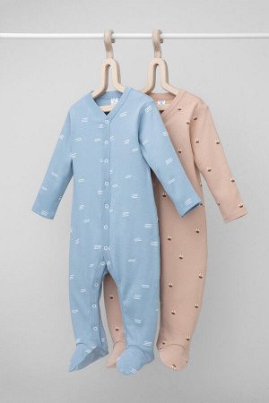 Комбинезон(Весна-Лето)+baby (белые кораблики, штиль)