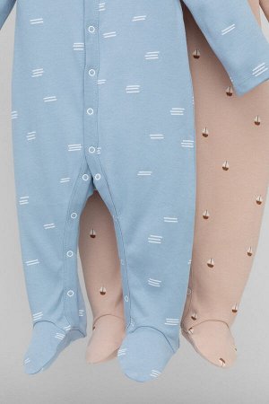 Комбинезон(Весна-Лето)+baby (белые кораблики, штиль)