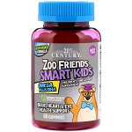 21st Century, Zoo Friends Smart Kids Omega + DHA, 60 gummys