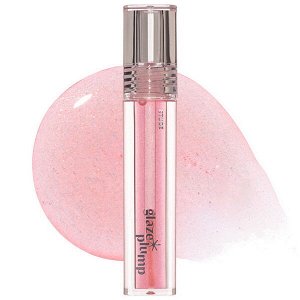 Блеск для губ с мерцающими частицами Etude Glaze Plump Gloss #​​03 Aurora Pink, 4г