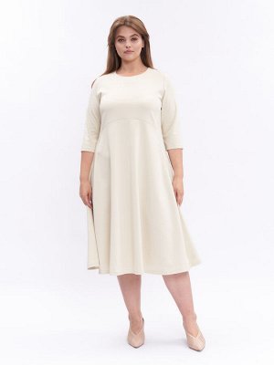 Платье из плотного трикотажа PP34306WHT04