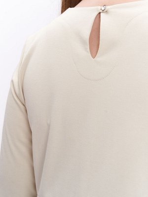 Платье из плотного трикотажа PP34306WHT04