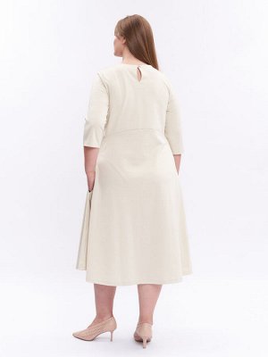 Платье из плотного трикотажа PP34306WHT04