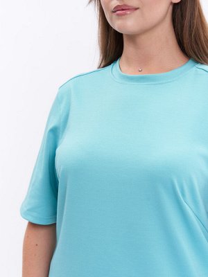 Футболка из плотного трикотажа ZFU21506GRN38
