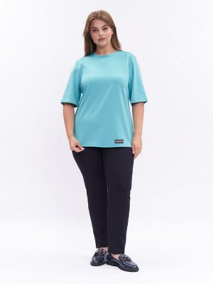 Футболка из плотного трикотажа ZFU21506GRN38