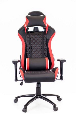 Кресло Everprof Lotus S11 Экокожа Красный/Черный