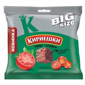 «Кириешки Big Size», сухарики «Томат спайси», 80 г