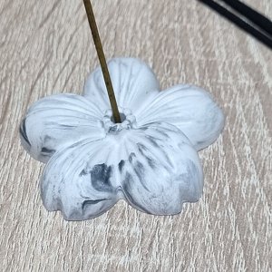 Подставка для благовоний, цвет мрамор